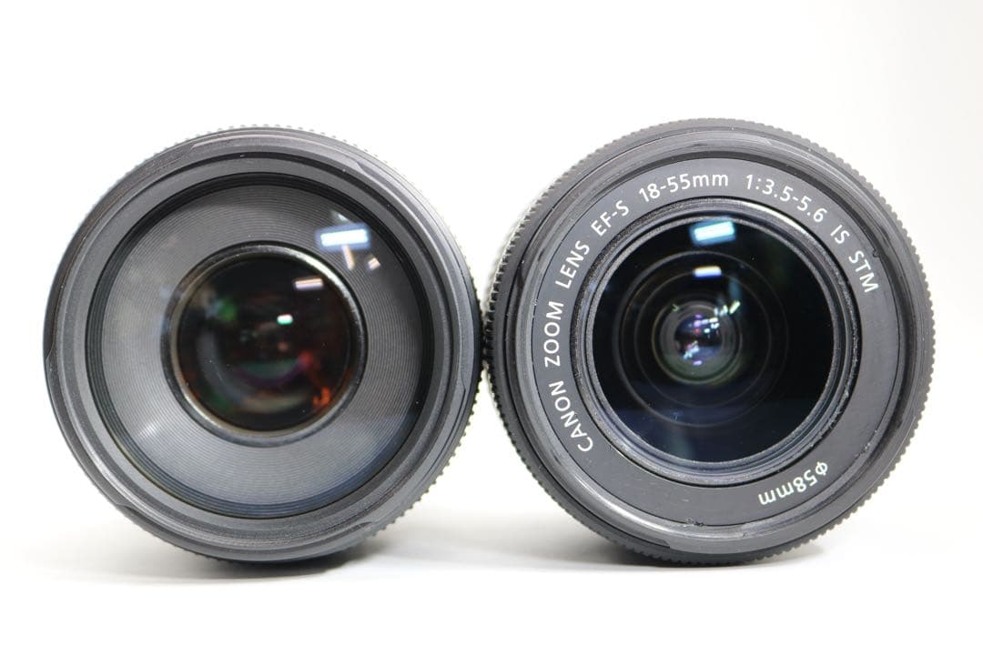 美品 【Canon EOS 8000D ダブルレンズセット】 安心保証あり