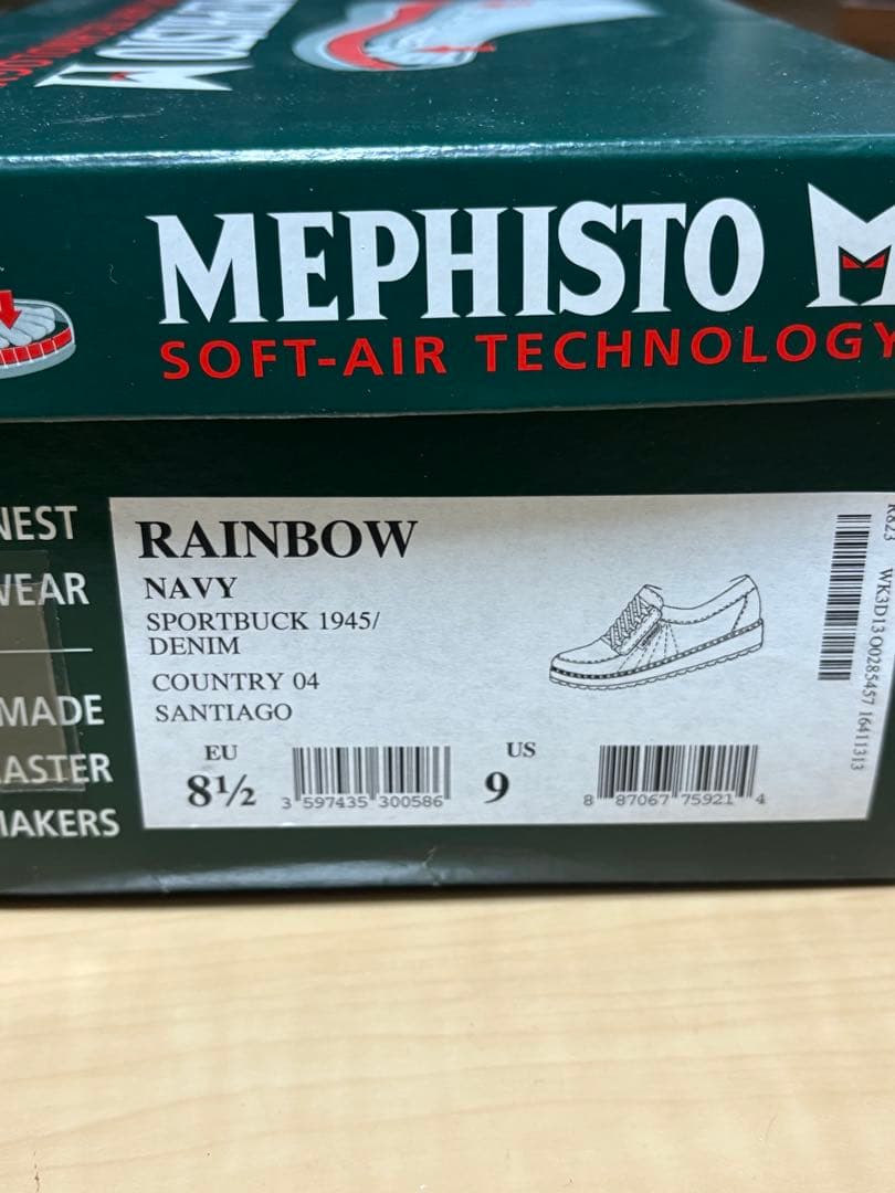 MEPHISTO RAINBOWネイビー スニーカー