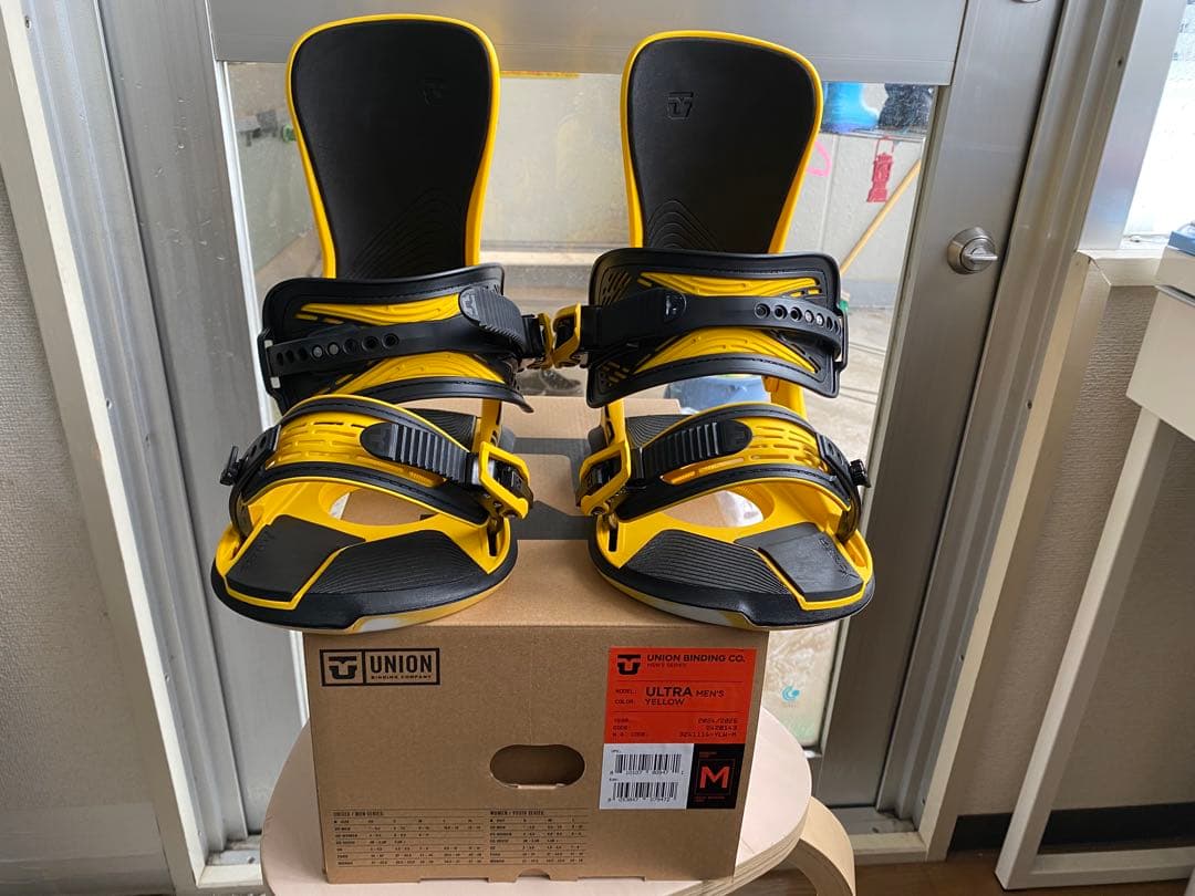 UNIONビンディング24/25ULTRAモデルYELカラーMサイズ