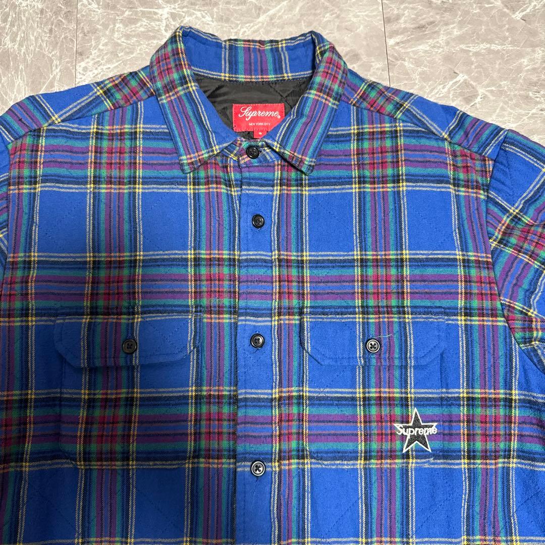 Supreme チェックシャツジャケット