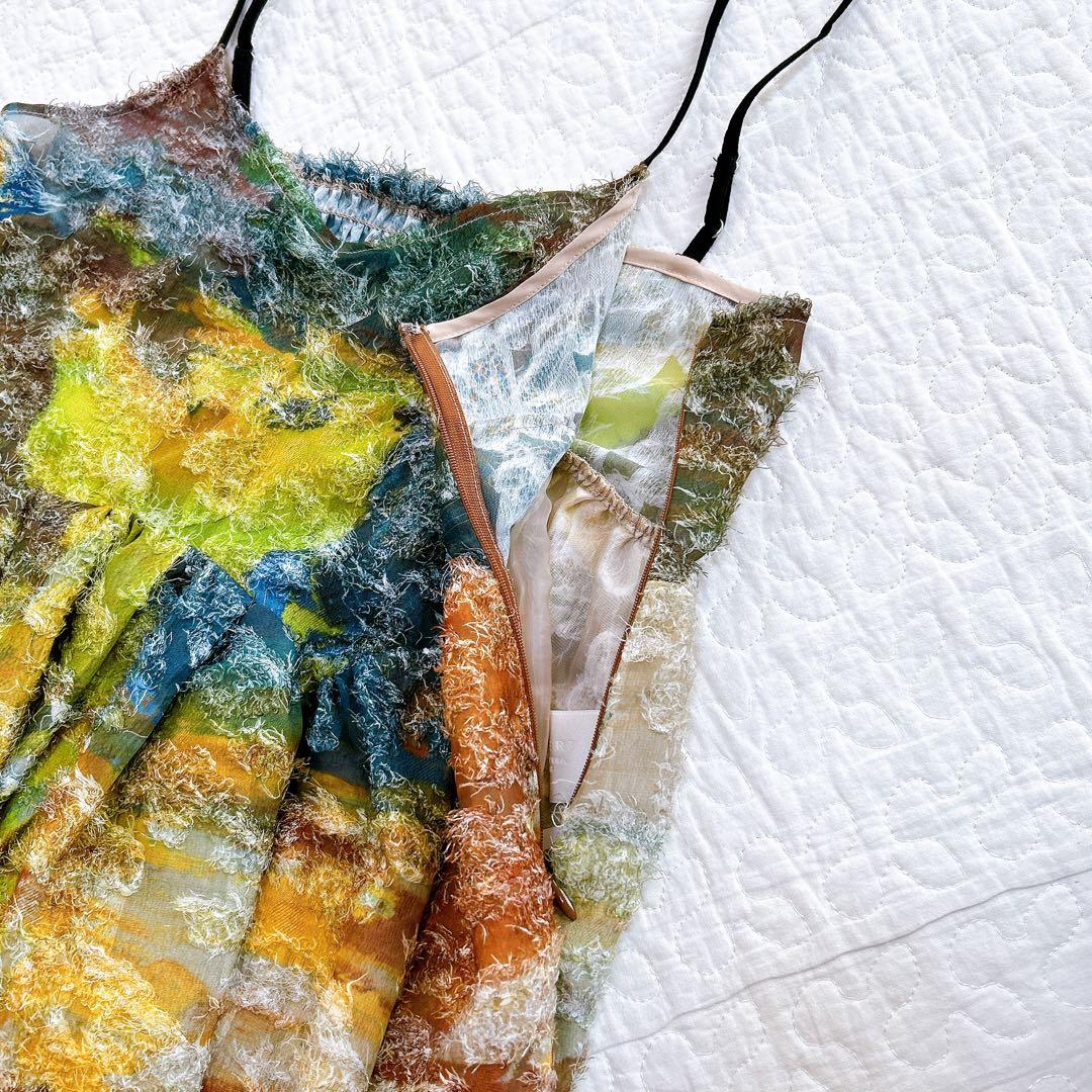 トップス Ameri MEDI RACHEL FLUFFY ART CAMISOLE M