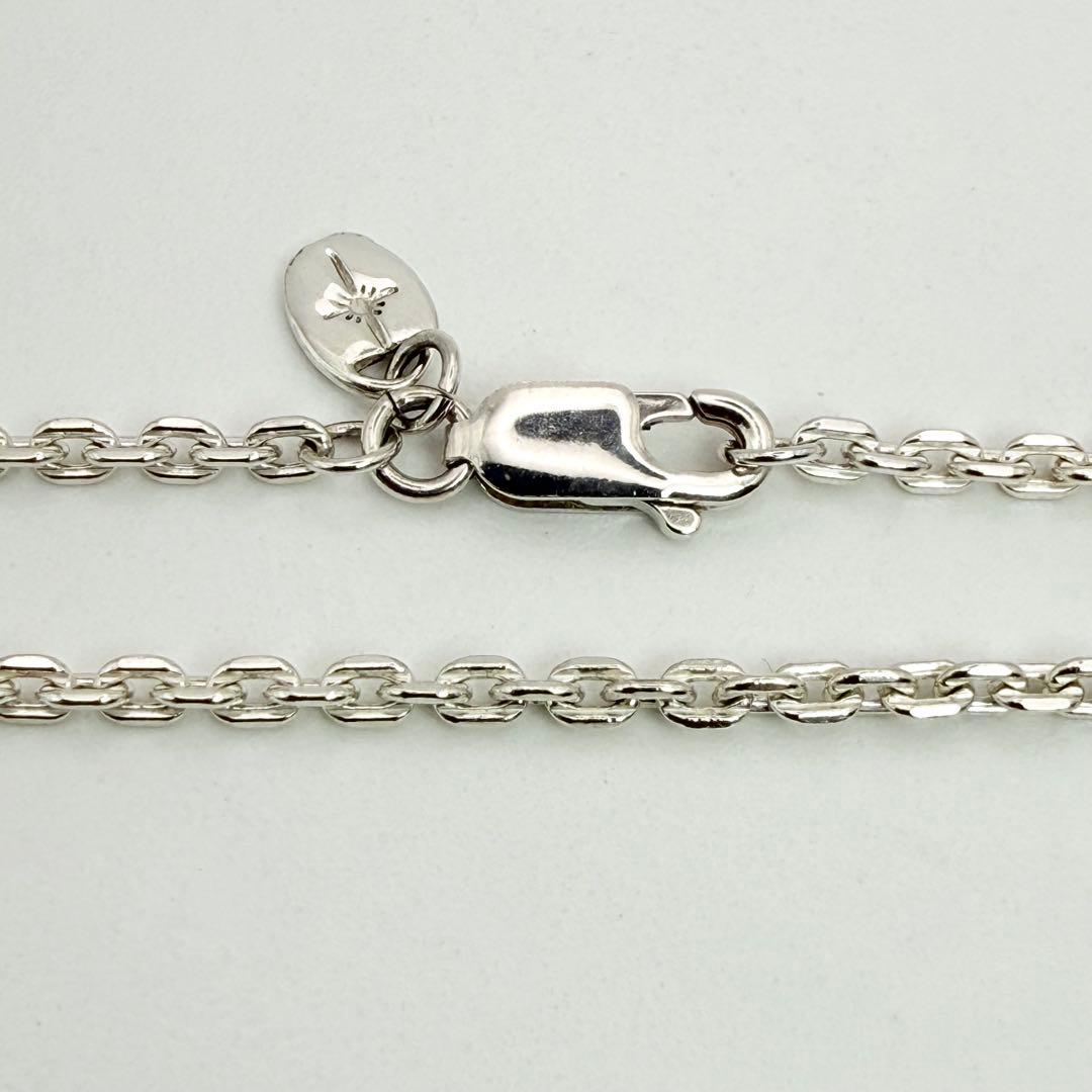 ●【極美品】SILVER925 SAAD アズキチェーン 2.5mm幅 50cm