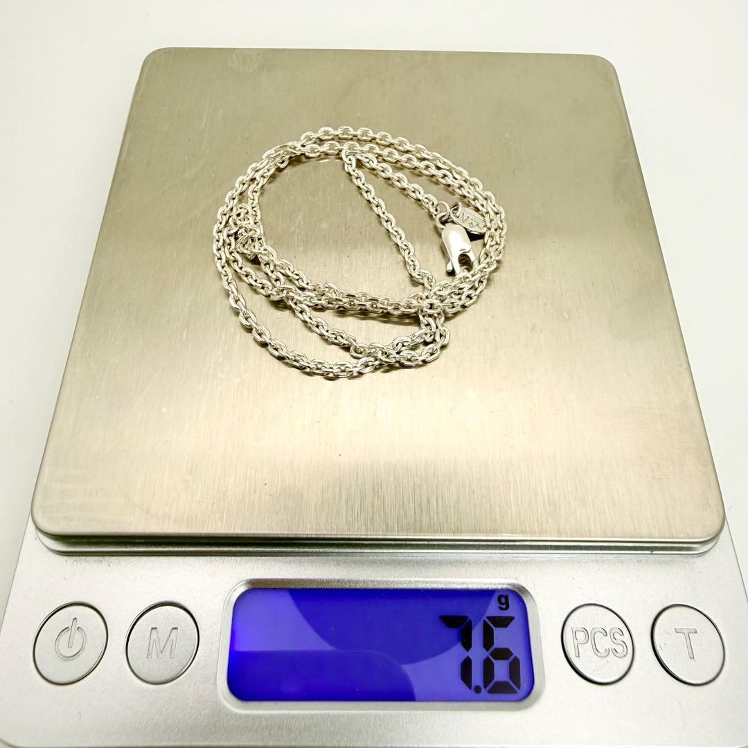 ●【極美品】SILVER925 SAAD アズキチェーン 2.5mm幅 50cm