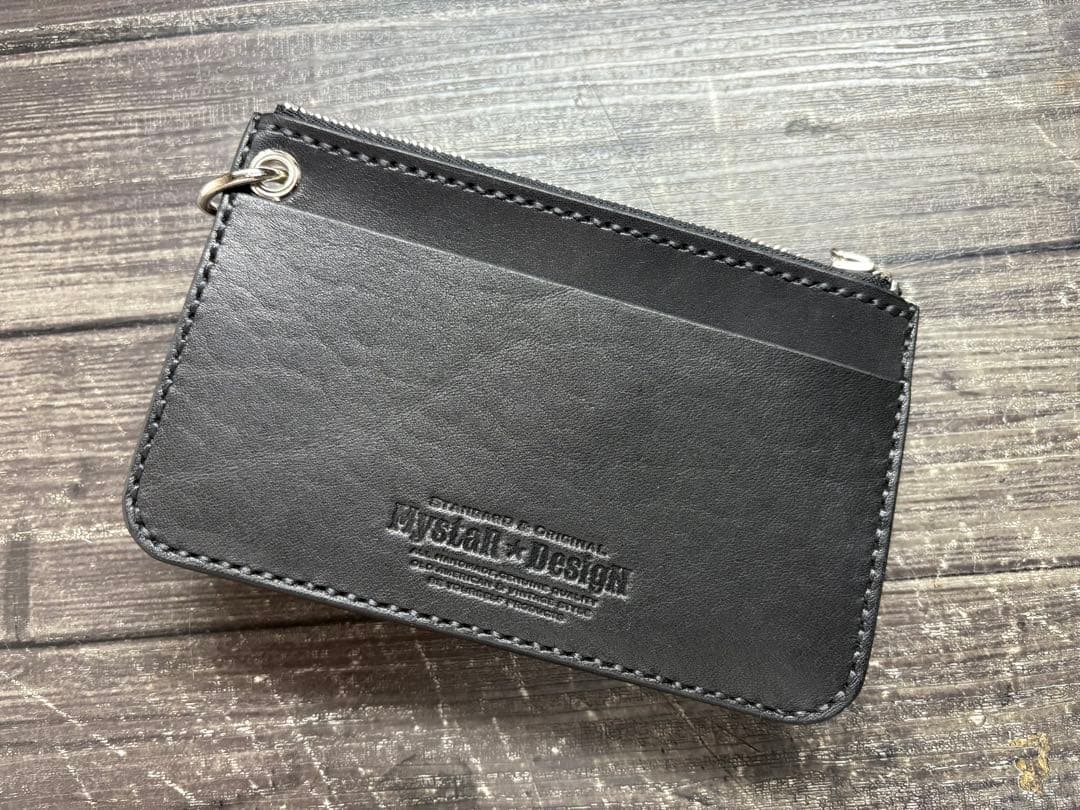 栃木サドルレザー スタッズコンパクトウォレット＆スタッズキーホルダー　セット販売