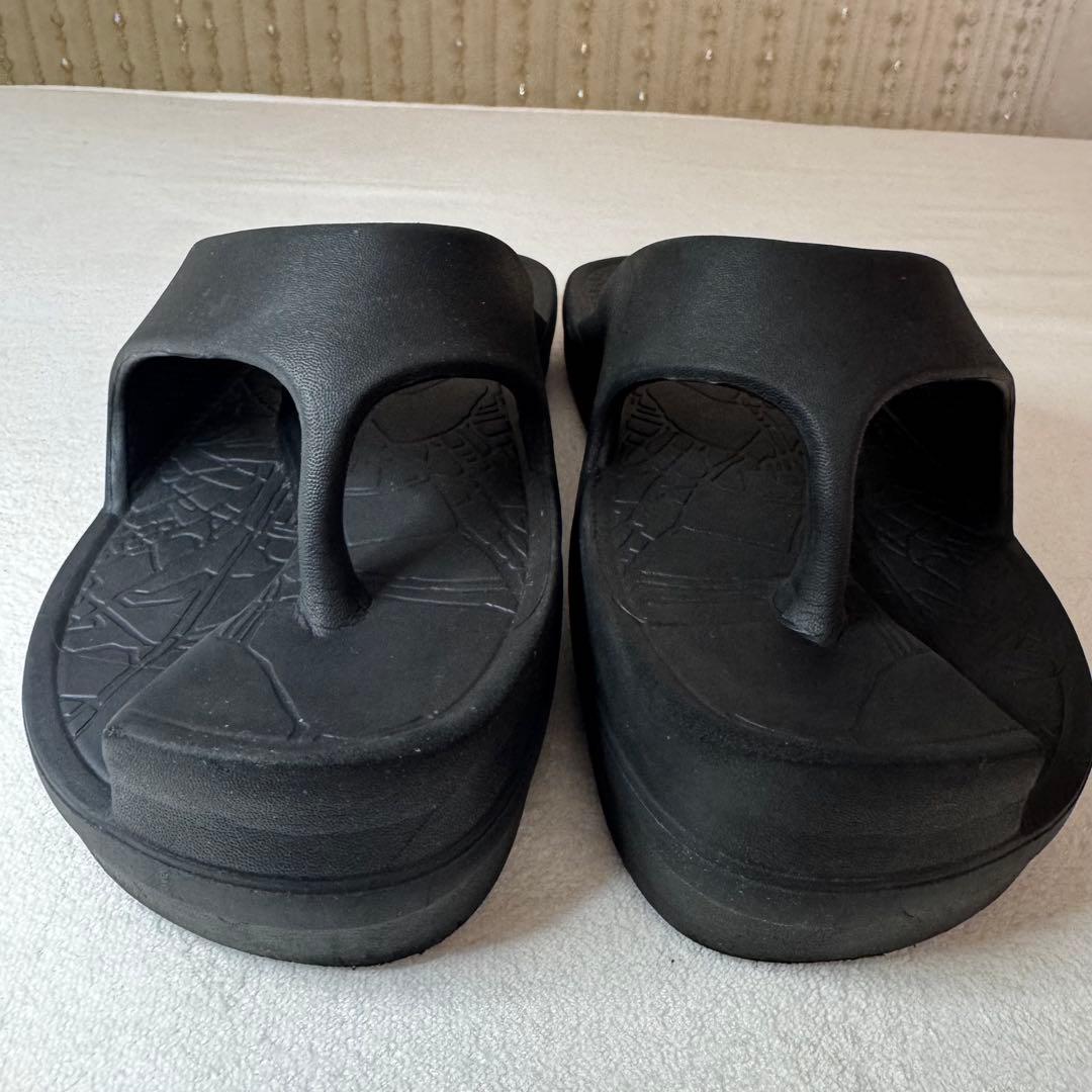 ラクバキRACBAKI ブラック イージーサンダルレディースL