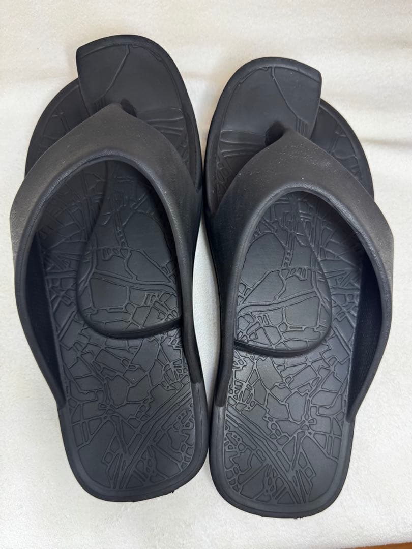 ラクバキRACBAKI ブラック イージーサンダルレディースL