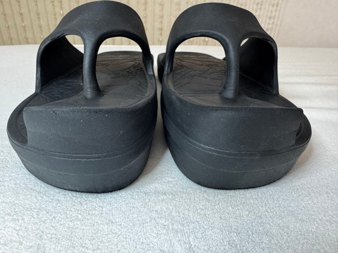 ラクバキRACBAKI ブラック イージーサンダルレディースL