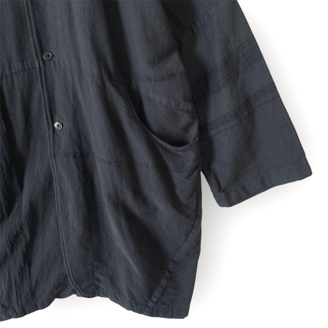 tamaki niime タマキニイメ 黒 フード付ジャケット アウター はおり