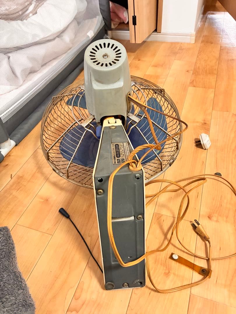 NATIONAL ナショナル 壁掛け扇風機 F-30UH 1昭和レトロ ジャンク