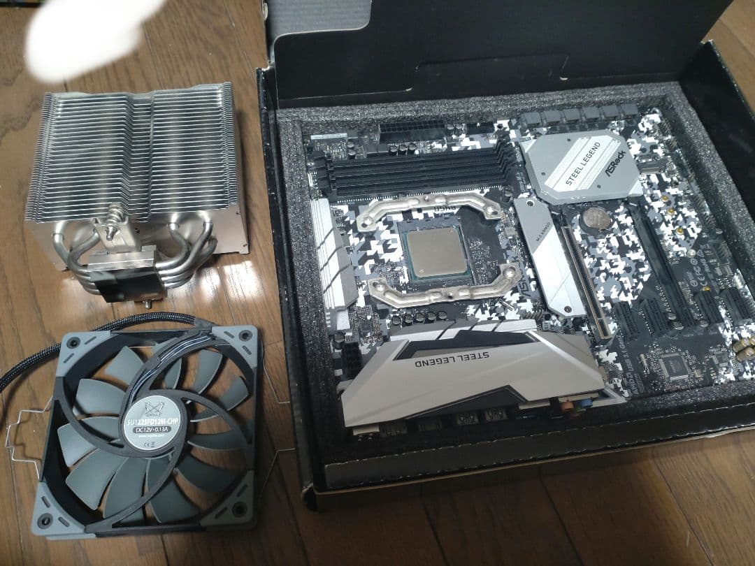 B450 steel legend+Ryzen 5 5600x+虎徹mk-Ⅱ