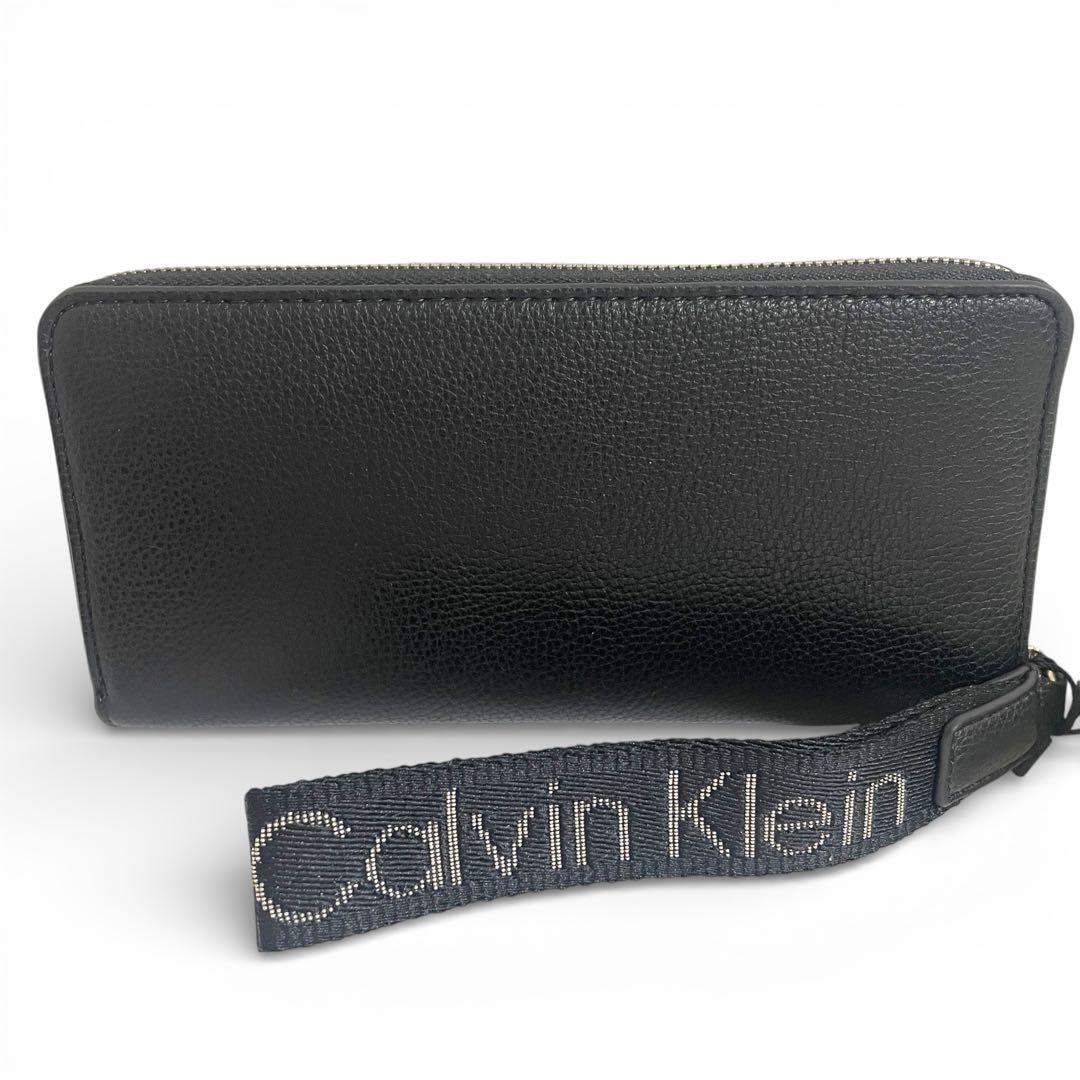 カルバンクライン   長財布 ラウンドジップ ブラック