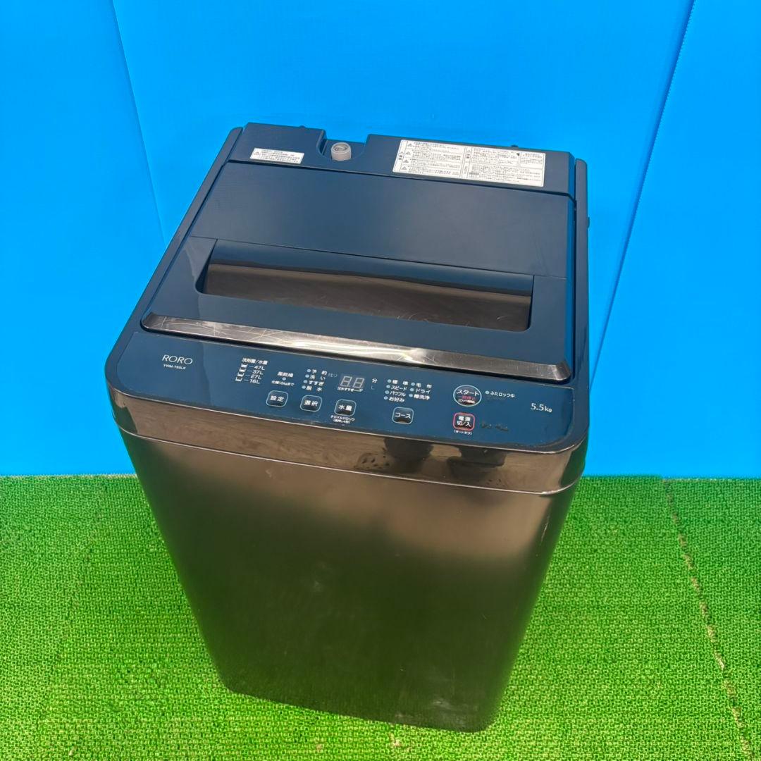 618関東配送無料　2023年製　洗濯機　小型　一人暮らし　5.5キロ　ブラック