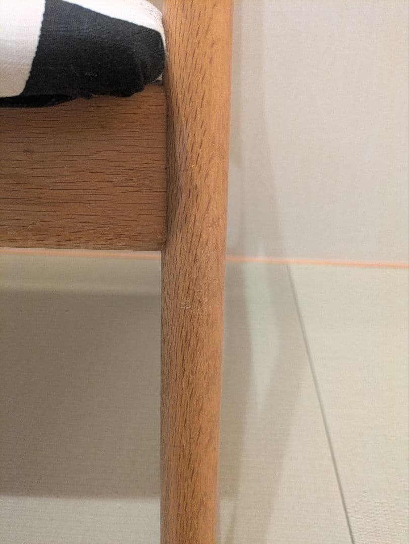 【U-La】ロッキングアームチェア オーク 座面ハンドメイド グッドデザイン