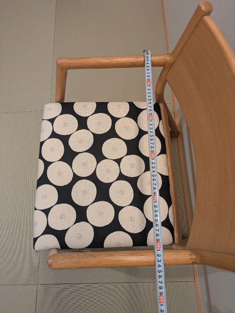 【U-La】ロッキングアームチェア オーク 座面ハンドメイド グッドデザイン