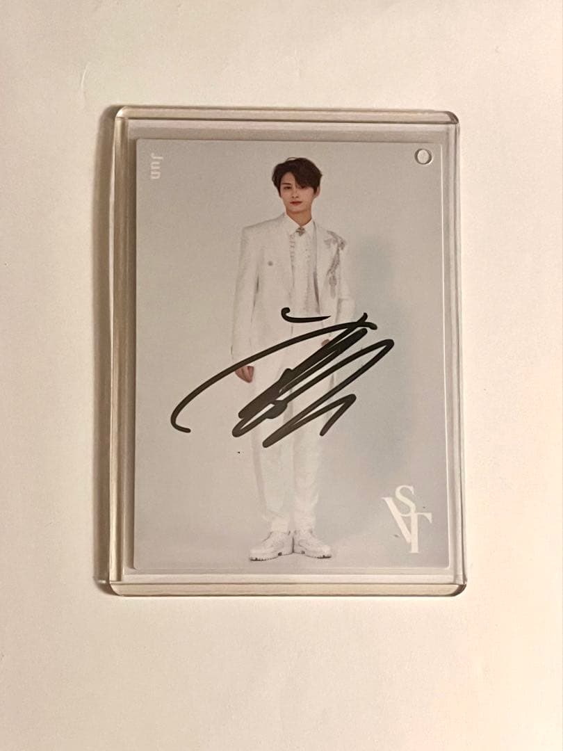 SEVENTEEN セブチ JUN ジュン 直筆サイン入りトレカ
