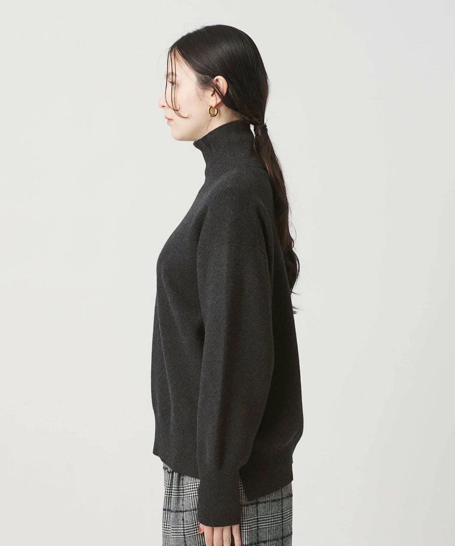 BEAUTY&YOUTH / ミラノリブ タートルネック ニットプルオーバー