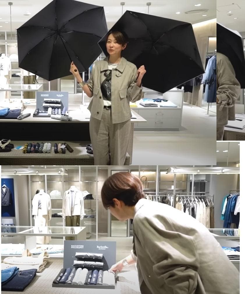 新品タグ付　MACKINTOSH PHILOSOPHY　バーブレラ　晴雨