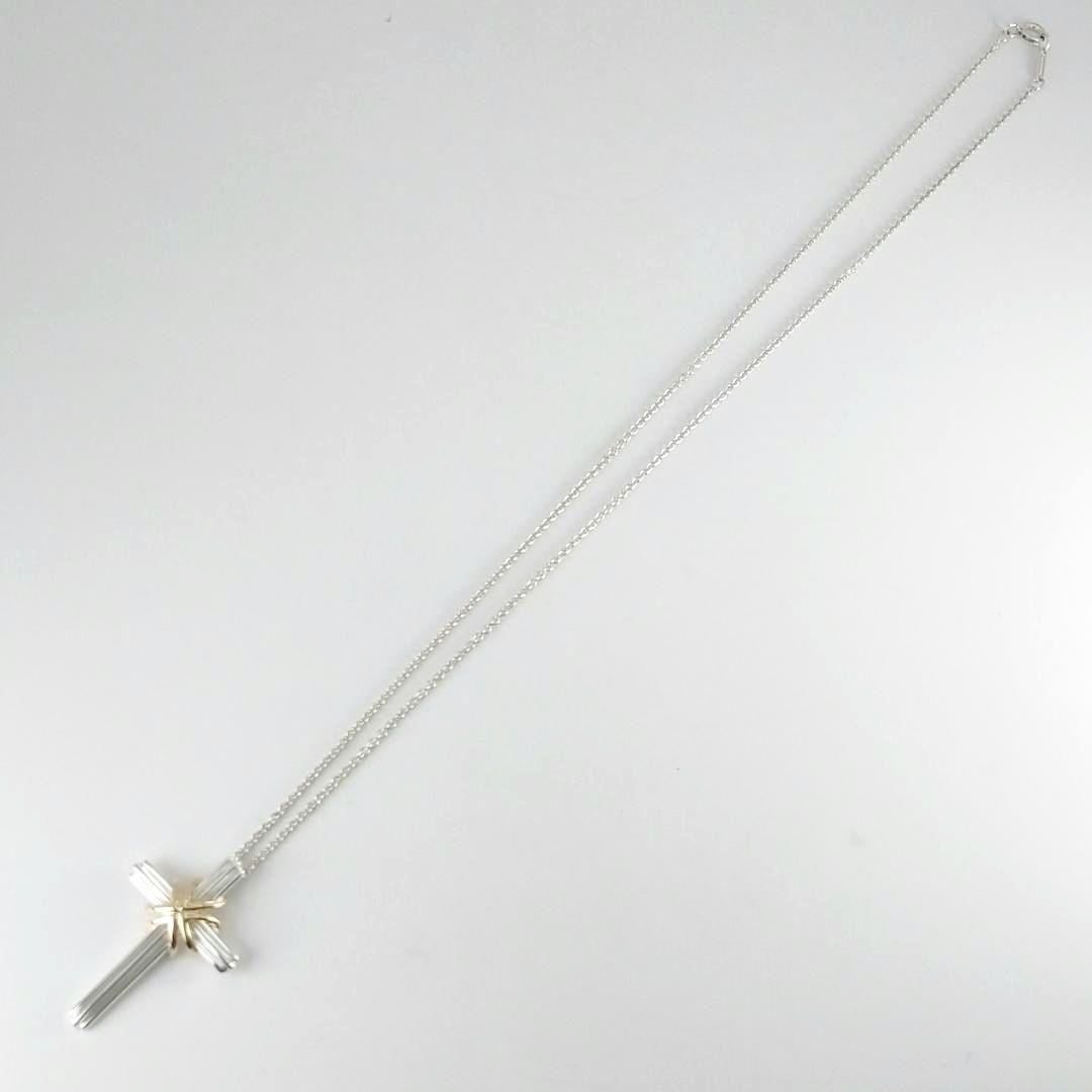 ★SALE★【ティファニー】シグネチャー　クロス　十字架　コンビ　ペンダント