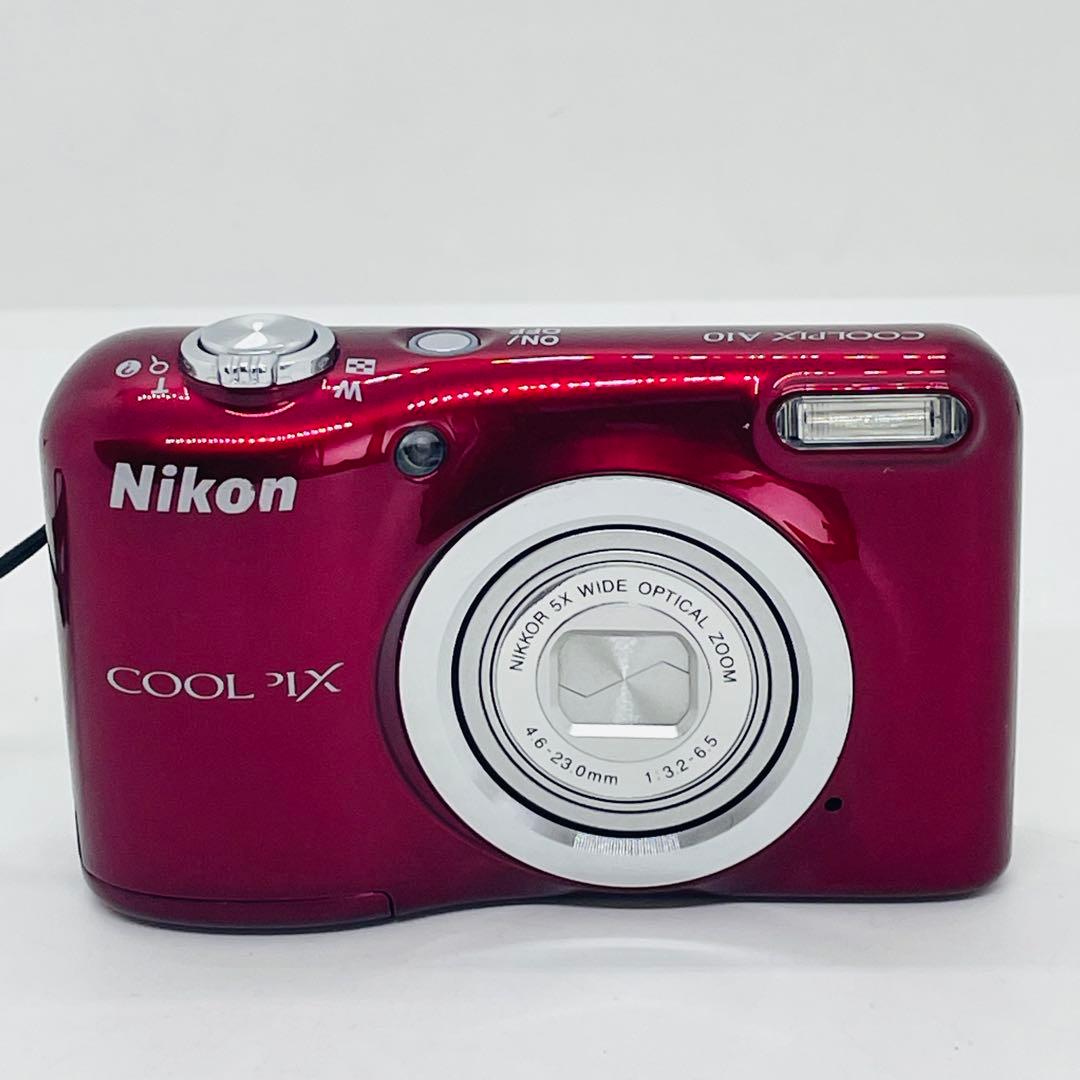 Nikon ニコン　コンパクトデジタルカメラ　COOLPIX A10 レッド