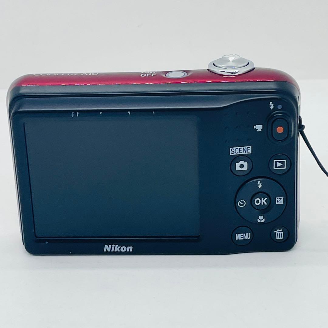 Nikon ニコン　コンパクトデジタルカメラ　COOLPIX A10 レッド