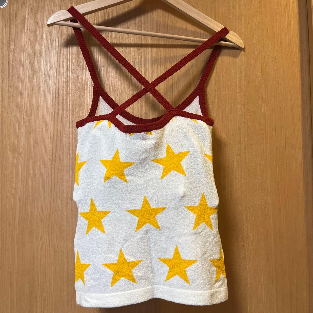 HYSTERIC Glamour 星柄キャミソール