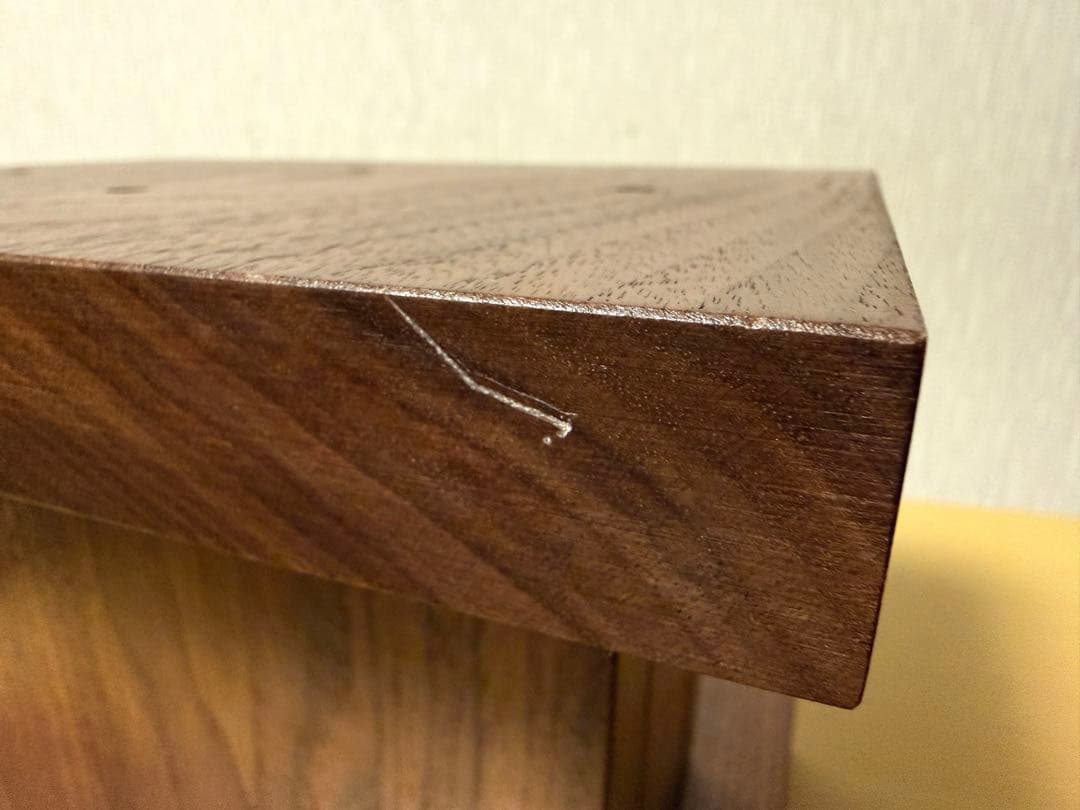 創造小屋 卓上用 スピーカースタンド ウォールナット ペア