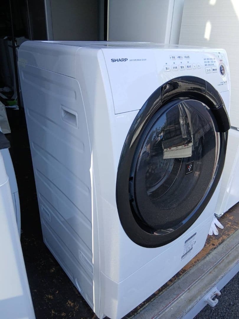 全国送料無料　2021年製　SHARP　ドラム式洗濯乾燥機　ES-S7F-WL