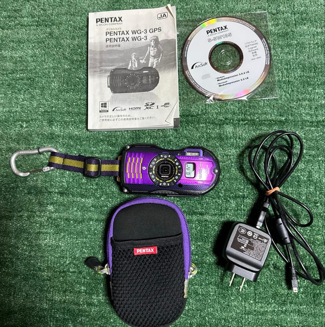 防水デジカメ PENTAX WG-3 GPS搭載モデル　中古