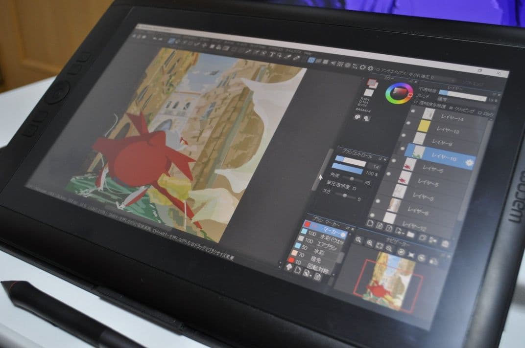 あめ　Wacom Cintiq 13HD 液晶ペンタブレット