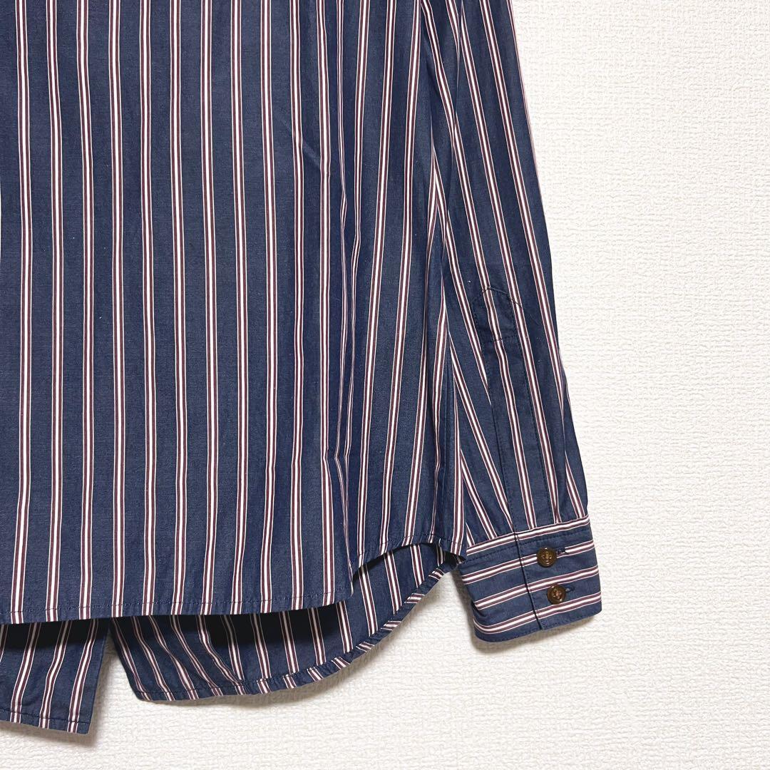 ヴィヴィアンウエストウッド　ブラウス　ボウタイ　リボン　ストライプ