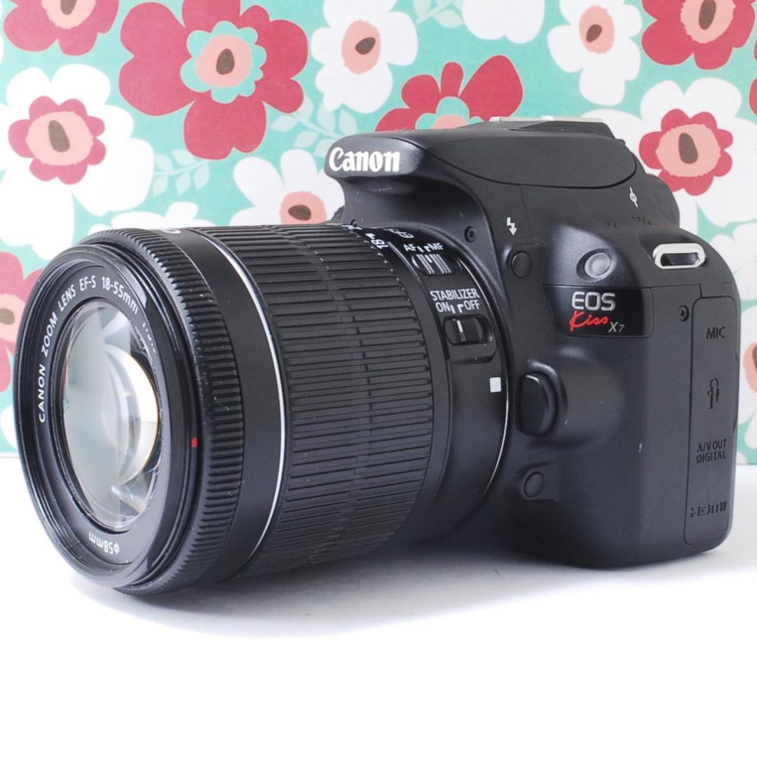 ❤大人気機種❤Kiss X7❤スマホ転送❤持ち運びらくらく軽量コンパクト❤