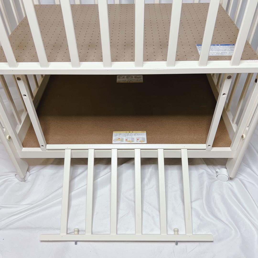 ☆除菌清掃済☆ KATOJI カトージ　ミニタチベッド　ハイシート　プチバニラ