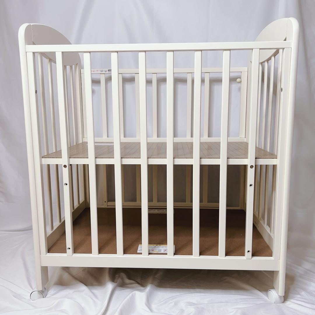 ☆除菌清掃済☆ KATOJI カトージ　ミニタチベッド　ハイシート　プチバニラ