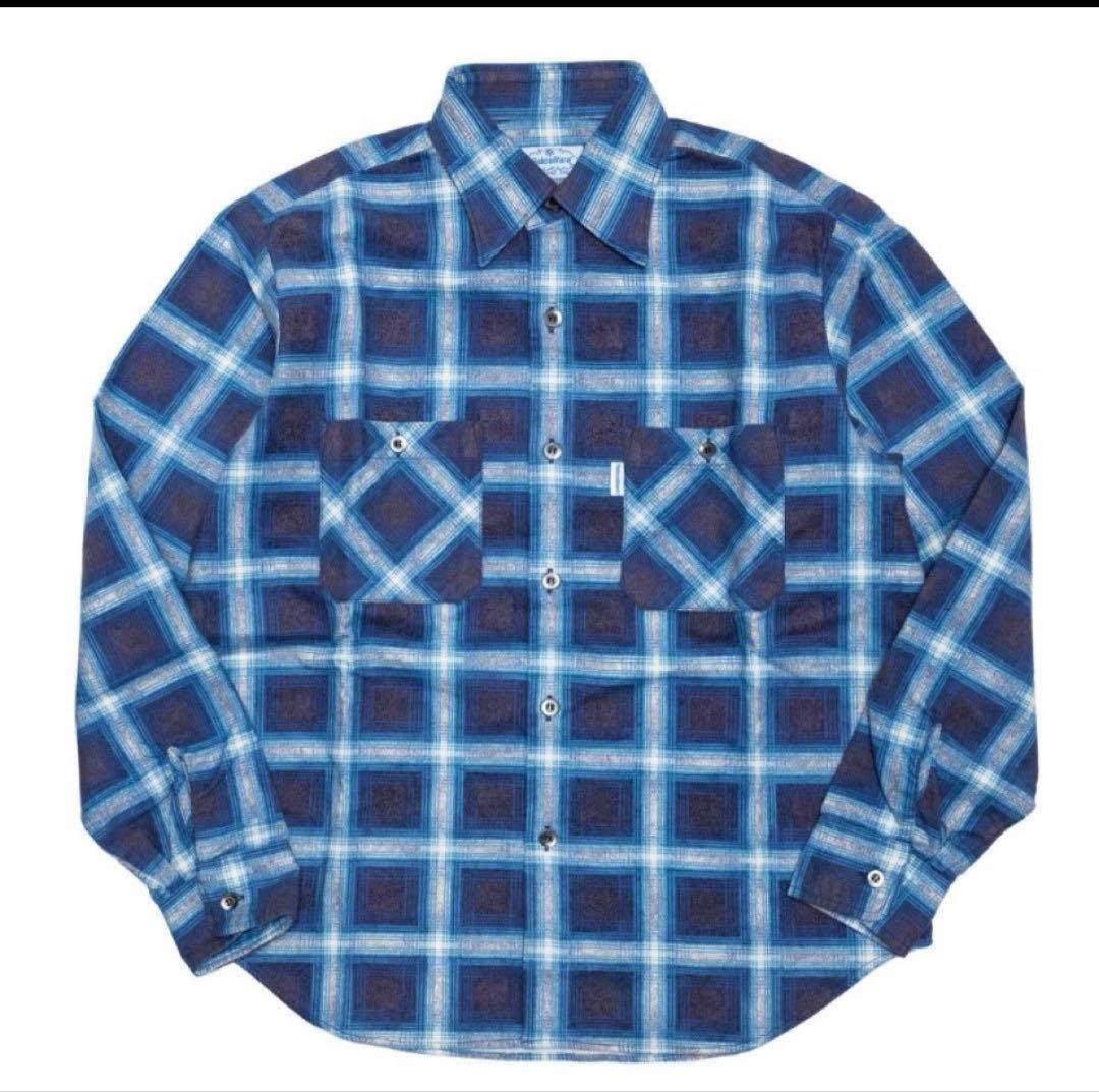 サブカルチャーSC SUBCULTURE チェックシャツ　ブルー　キムタク 私物