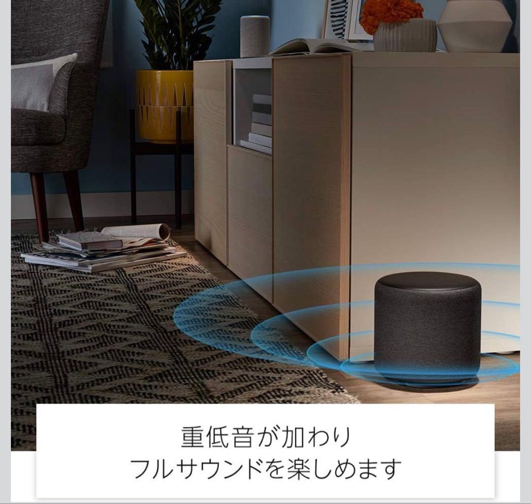 【セール】Echo Sub (エコーサブ) - Echoシリーズ用サブウーファー