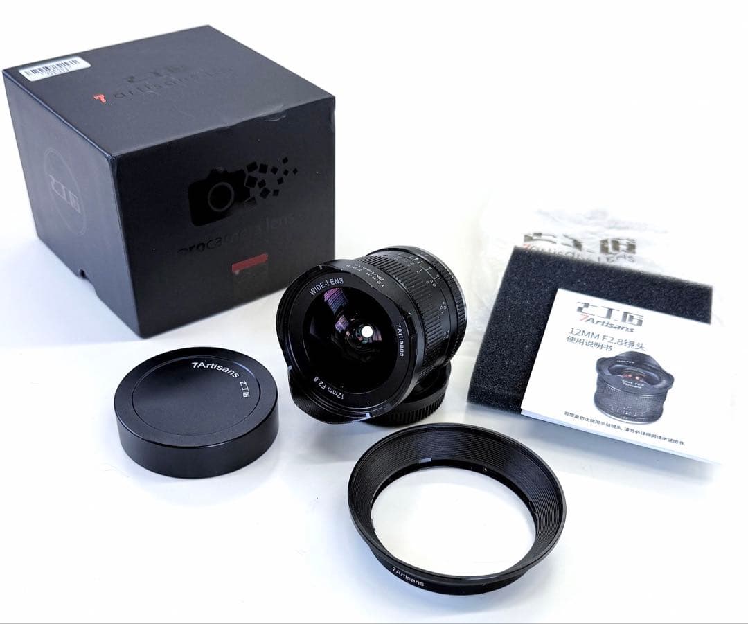 【難有品】 七工匠 7Artisans 12mmF2.8＋7LFK-M12 富X