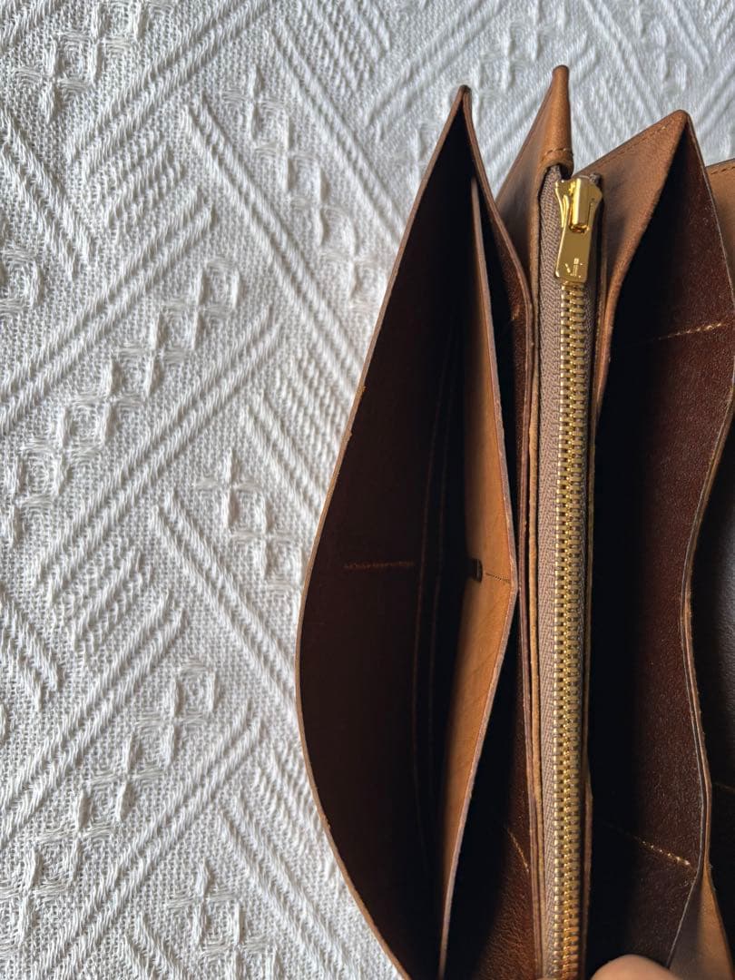 希少色 ヴィンテージformeフォルメコードバン長財布 スタンプ ダークブルー