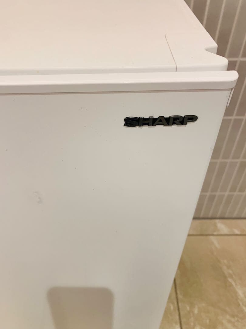新生活2023年製／シャープ冷蔵庫マットホワイトどっちも取付可ドア／自動霜取り