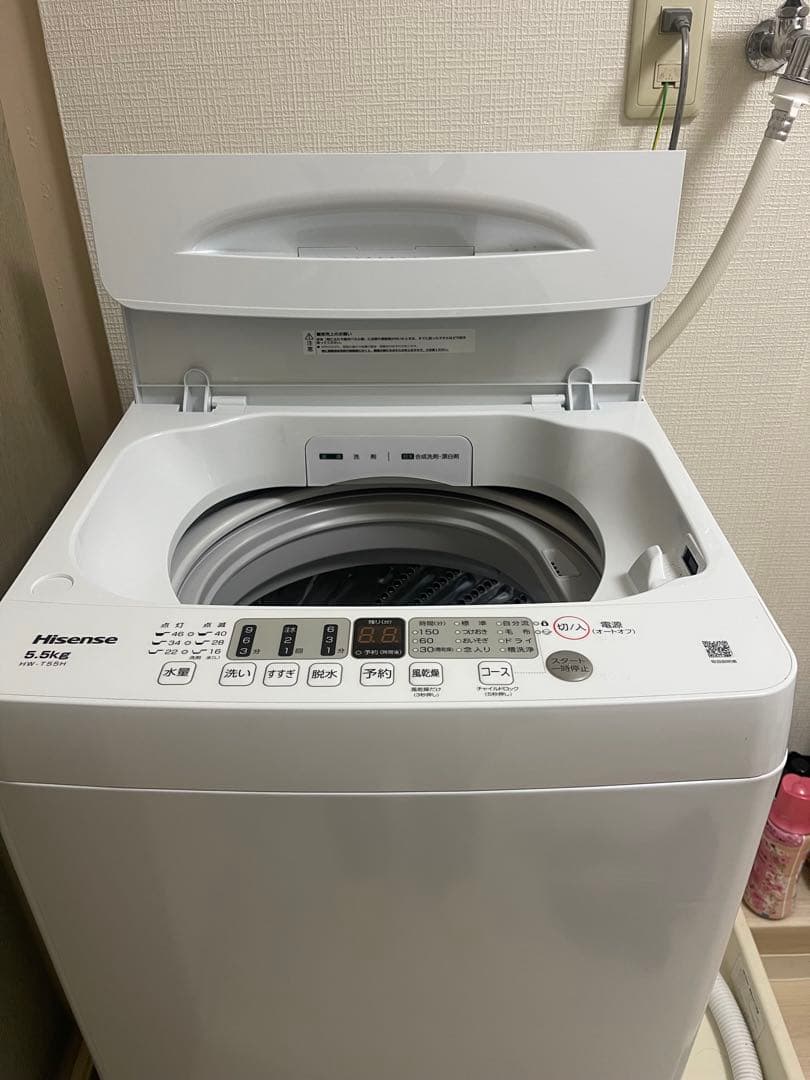 2024年購入　Hisense 洗濯機