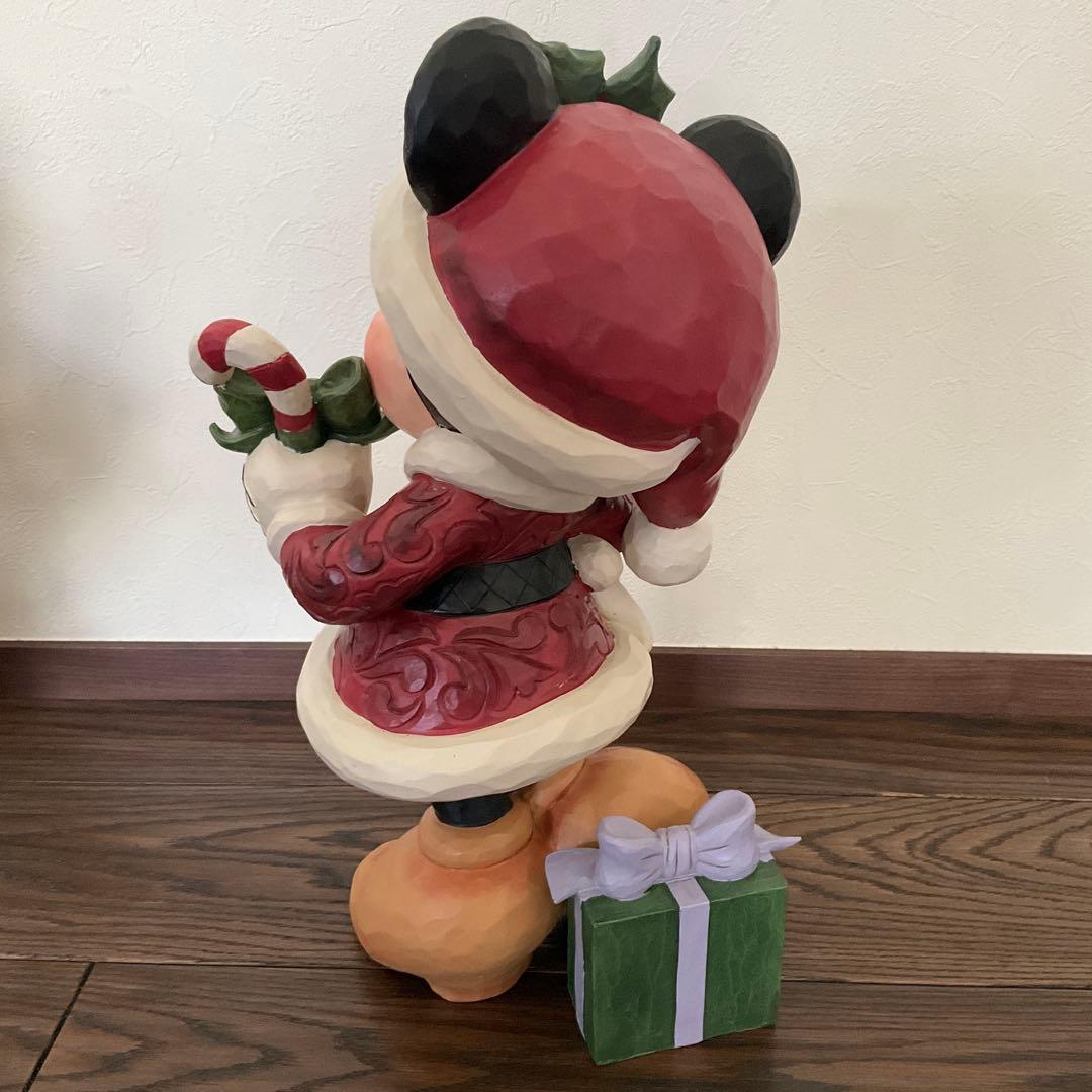 ジム ショア ディズニー ミニー　ミッキー　サンタ　置物　コストコ