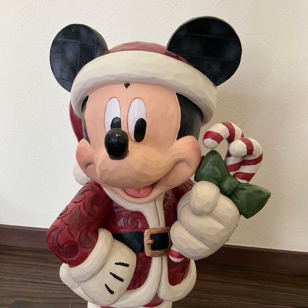 ジム ショア ディズニー ミニー　ミッキー　サンタ　置物　コストコ