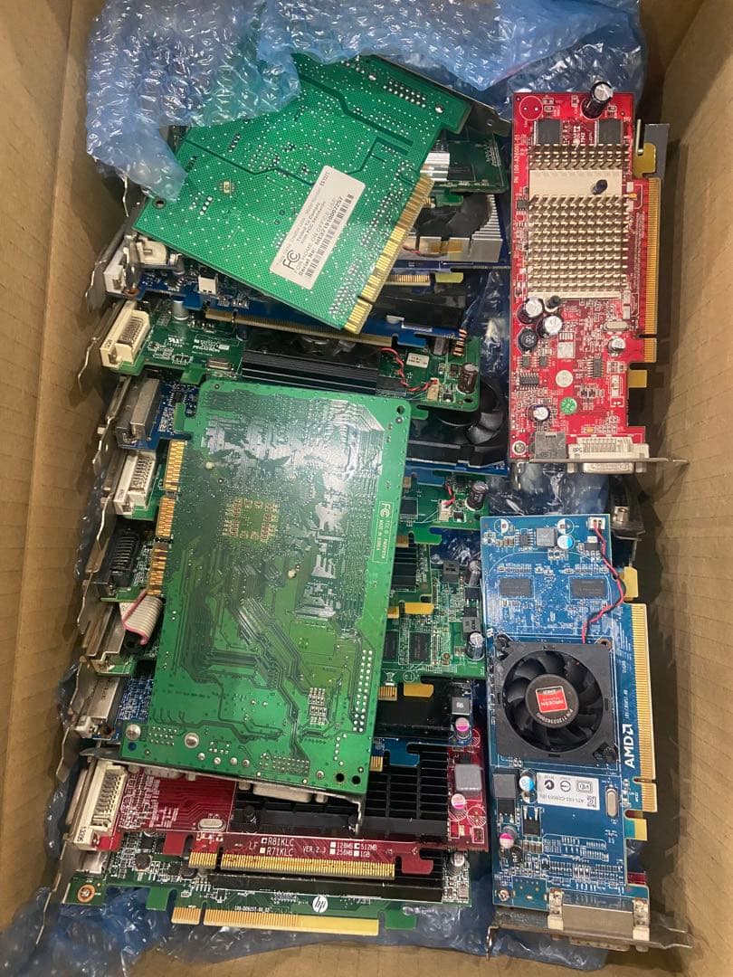 都市鉱山 部品取り 貴金属抽出用 グラフィックカード40枚ぐらい合計14kg