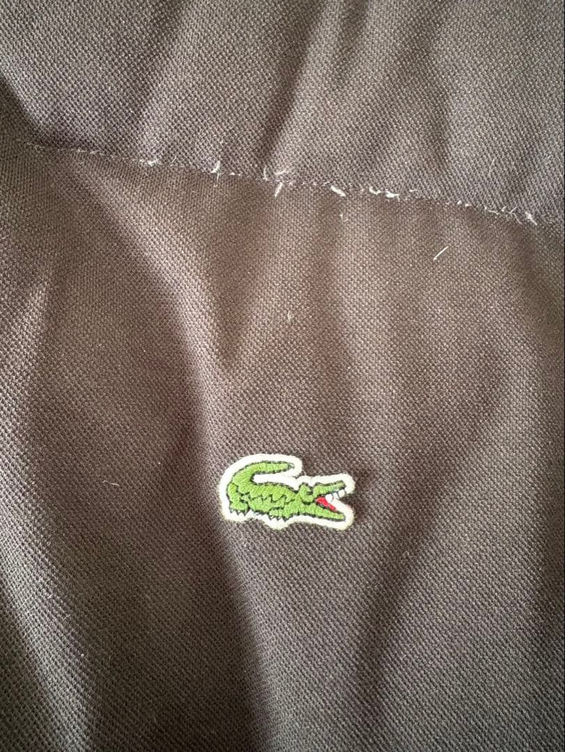 Lacoste フード付きダウンジャケット ブラック