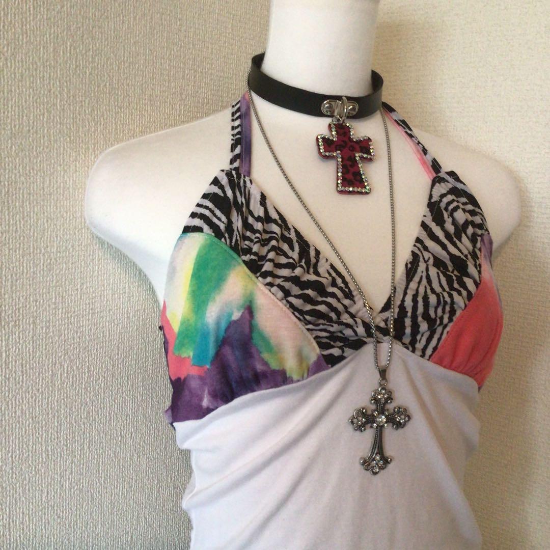 y2k 00s archive d.i.a チャーム付￼平成ギャルキャミソール