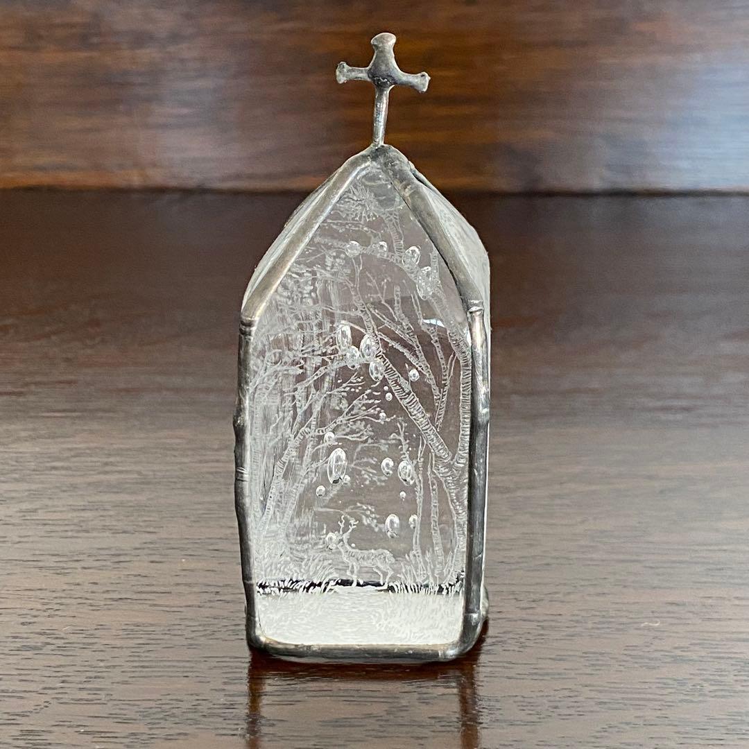 keino glass さんの教会のオブジェ　鹿