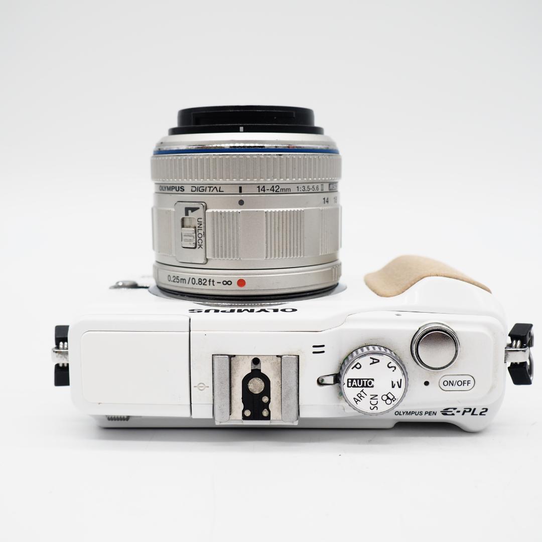 OLYMPUS ミラーレス一眼 PEN E-PL2 ホワイト