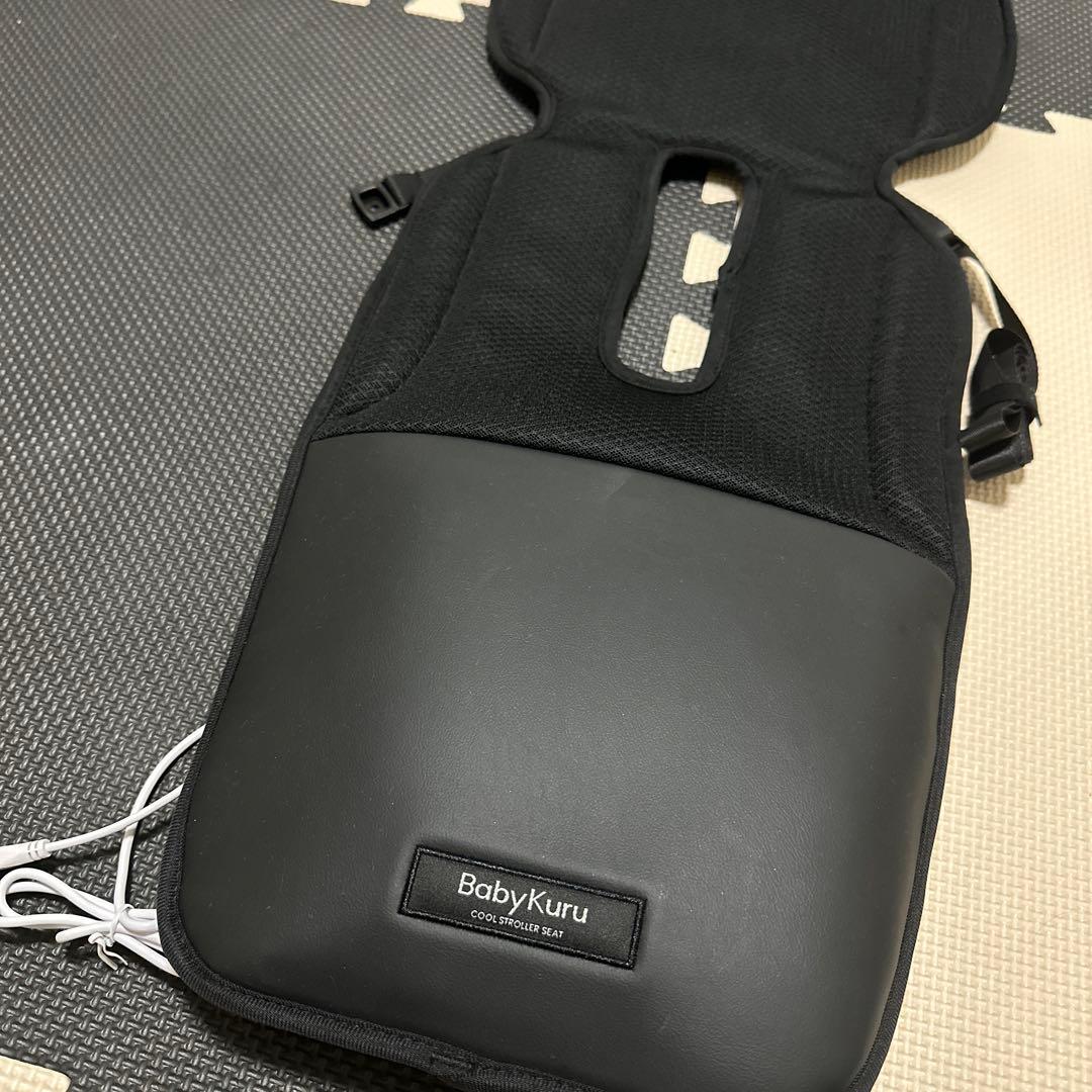 【2025】ベビクル BabyKuru ベビーカー用シート ブラック