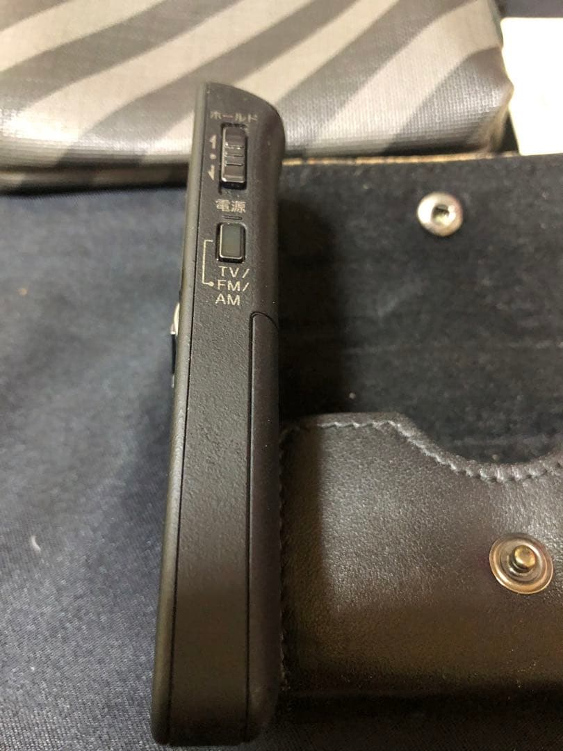 H22美品！動作品！SONYソニー　TV音声受信ポケットラジオ　XDR-63TV