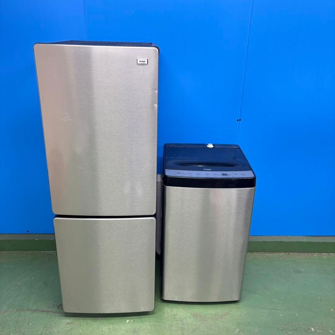 664 イチオシ　2025年　冷蔵庫　洗濯機　200L弱　大きめセット　シルバー