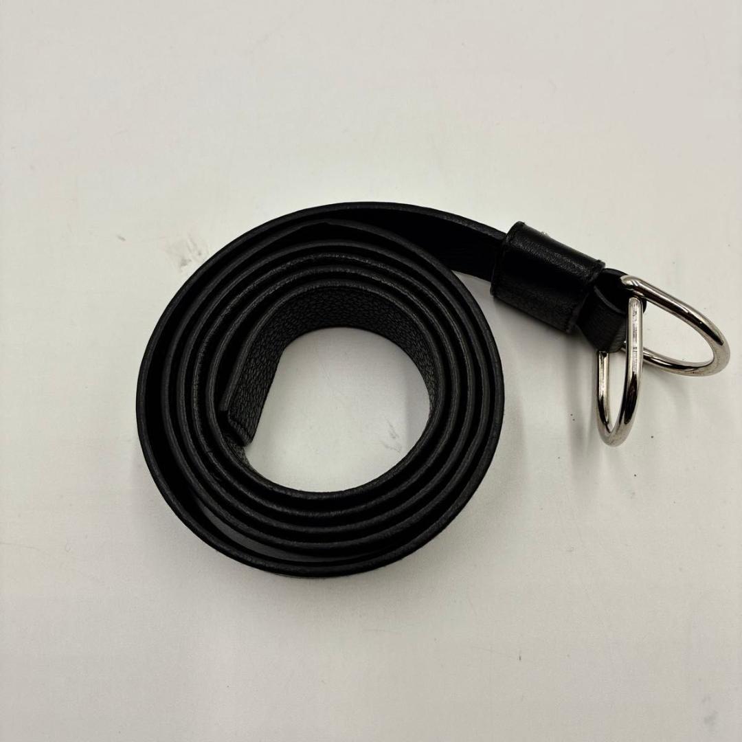 re プラダ ベルト レザー トライアングルロゴ 三角ロゴ ブラック